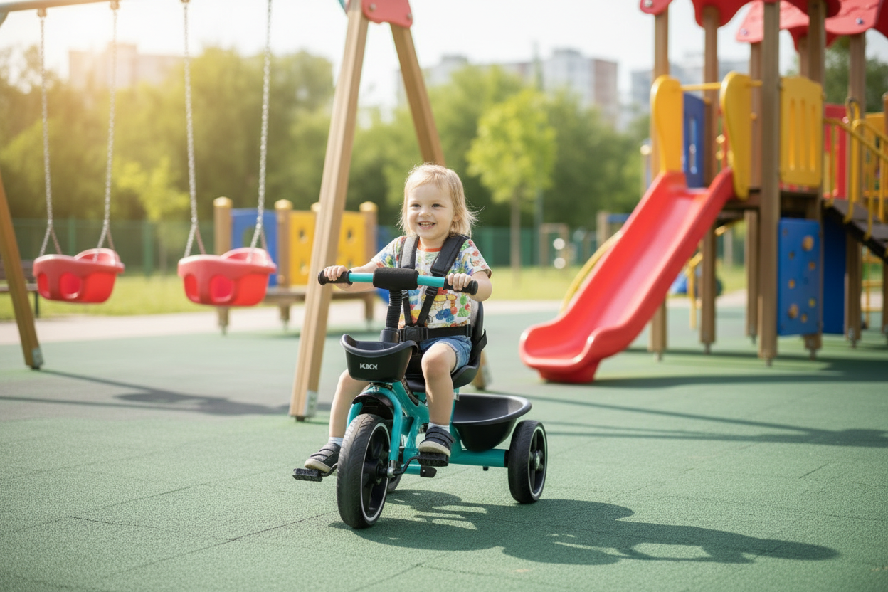 Tricicletă Jolly Kids – Albastru | 2-6 ani