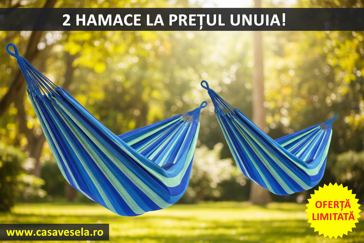 2 Hamace la Prețul Unuia – Ofertă Limitată