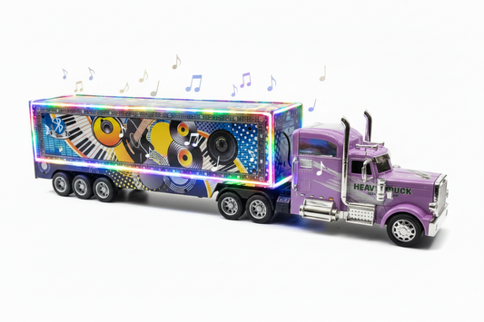 Camion Heavy Truck RC cu Bluetooth, Telecomandă și Boxă – Redă Muzică în Timp ce Conduci!