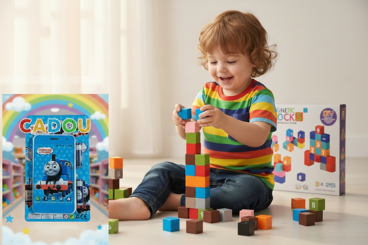 Cuburi Magnetice Educaționale - 85 Bucăți