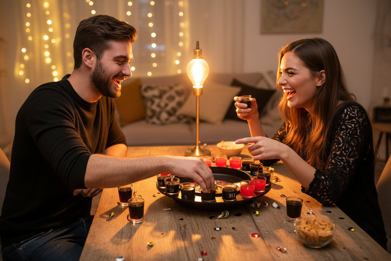 Drinking Roulette Set – Joc de Petrecere cu Pahare Shot