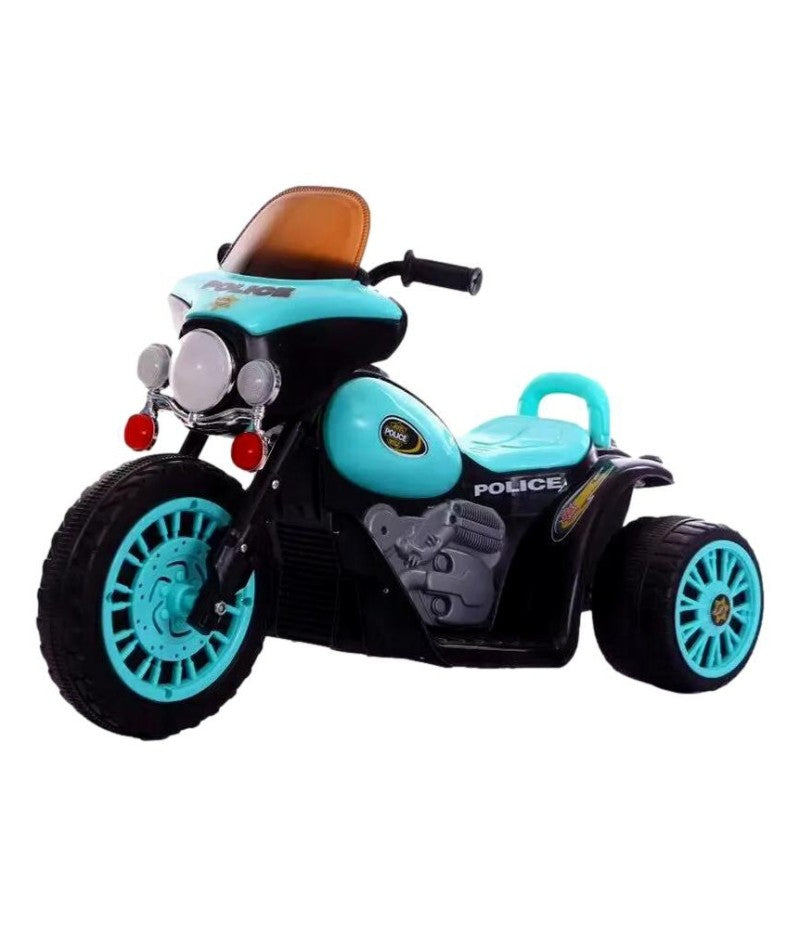 Motocicleta electrica de politie pentru copii, Lumini LED si Sunete