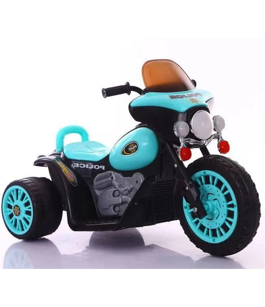 Motocicleta electrica de politie pentru copii, Lumini LED si Sunete